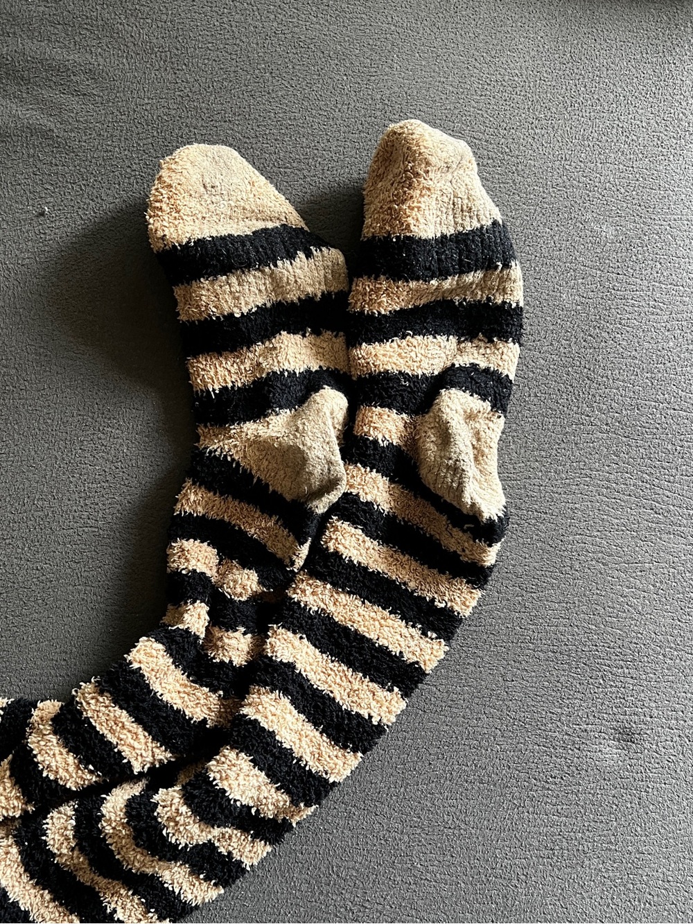USED - Knee-Length Cozy Fuzzy Socks